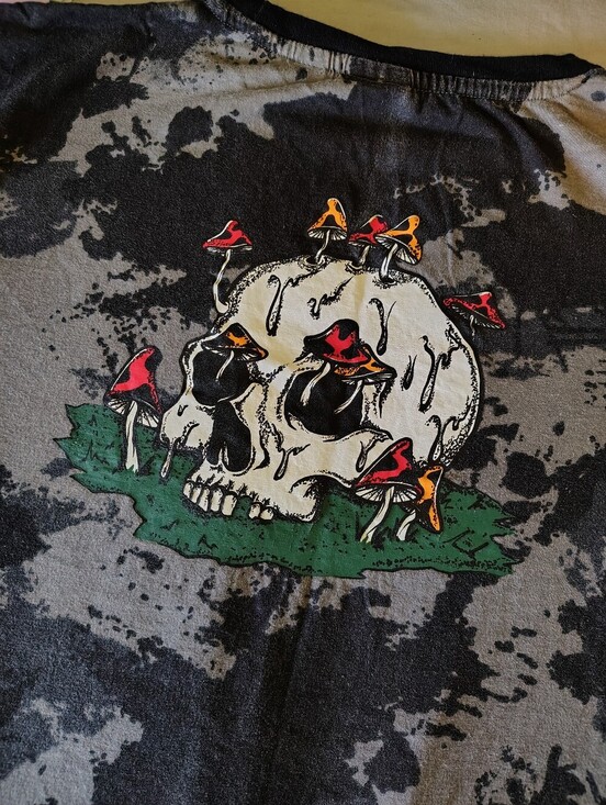 Wxyz Other - Wxyz Skull Mushroom Camo Graphic T-Shirt Mens Medium Grunge Life Death Attitude
